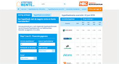 Desktop Screenshot of hypotheekrente.net