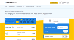 Desktop Screenshot of hypotheekrente.nl