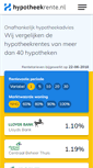 Mobile Screenshot of hypotheekrente.nl